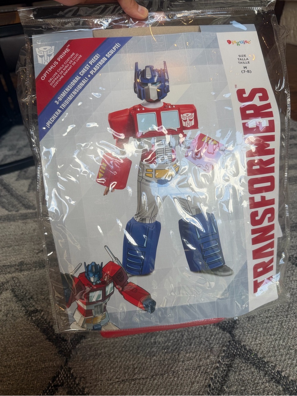 Optimus Prime Kids Costume - Red & Blue